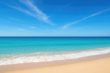 Fototapeta premium A Flawless Day Celebrating Crystal Blue Waters