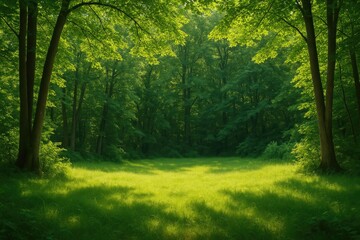 Obraz premium An unseen refuge nestled inside the forest