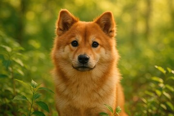 A pet at a revered temple site