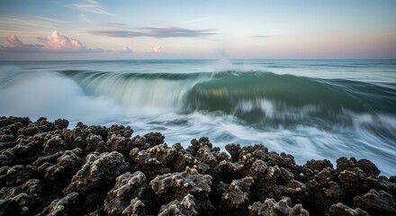 Obraz premium sunset over the river
