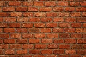 Obraz premium Detailed view of weathered red stone blocks with vintage appeal