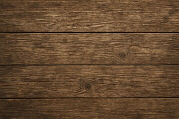Naklejka premium Retro style wooden floor setting featuring aged boards