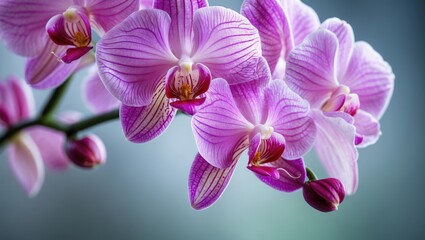 Obraz premium Close-up shot highlighting the elegance of an orchid