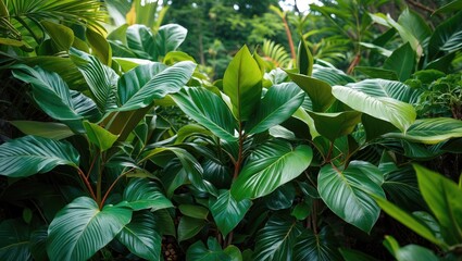 An enchanting display of vibrant leafy greenery.