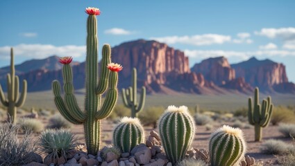 From towering desert peaks to southern subtropical plains, this area features multiple desert ecosystems teeming with cacti.