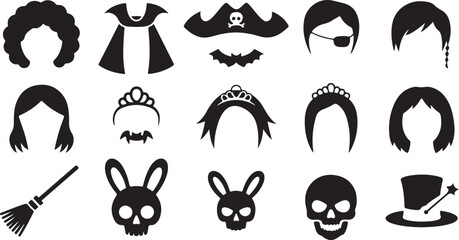 Costume Accessories Icons