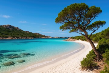 Fototapeta premium Santa Maria Cove in the Maddalena island group