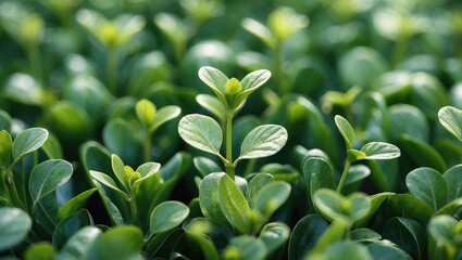 Obraz premium The season of rapid sprout growth in early spring
