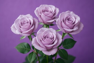 Beautiful purple-hued roses with a lavender scent