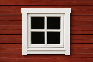 Fototapeta premium Scandinavian-inspired rural barn window