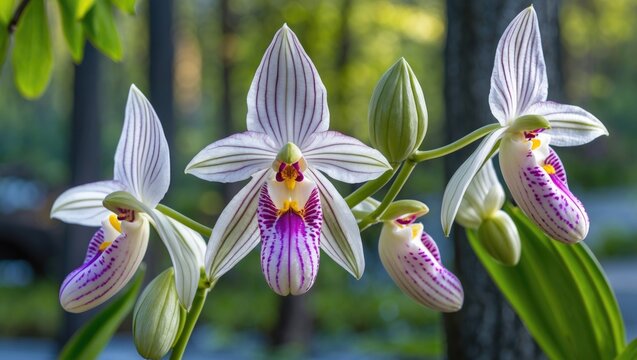 Among all flowers, the Lady's Slipper orchid stands out as the most exquisite.