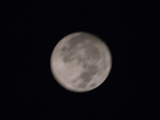 full moon in the night sky