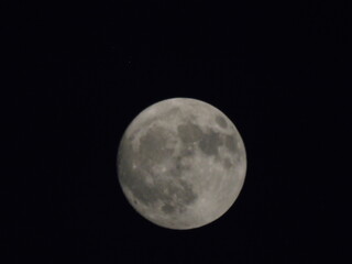 moon in the night sky