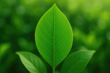 Fototapeta premium Green leaf image used as a backdrop