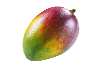 Ripe mango fruit isolated on transparent background