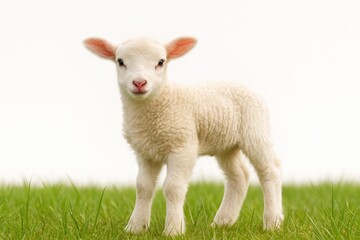 Obraz premium Creamy white lamb recipe for dinner