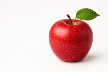 Bright red fruit displayed on a white background, leaving room for personalized text