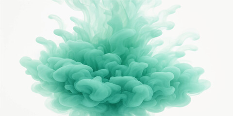 Blue cotton swabs float like tiny clouds on a white winter sky