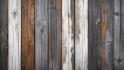 Fototapeta premium Textured wood featuring grey, brown, and white hues