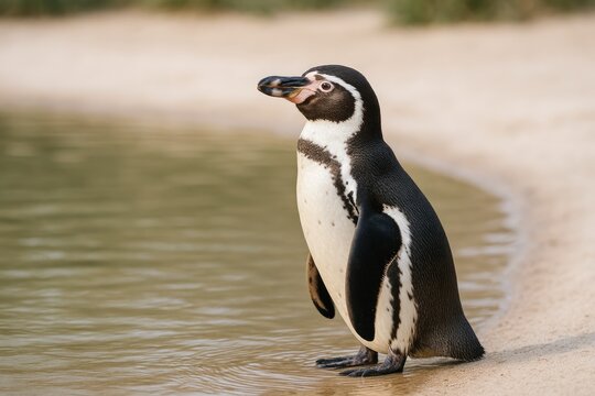 Bird standing at the water's edge