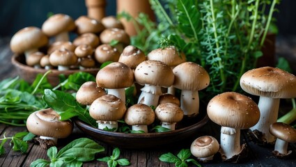 Pure and bio mushrooms for healthy living