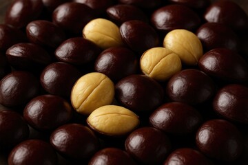 Obraz premium The jengkol or jering fruit is versatile, suitable for raw consumption or cooking methods like frying, boiling, and grilling.