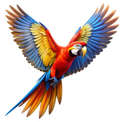 Fototapeta premium Scarlet Macaw in Flight
