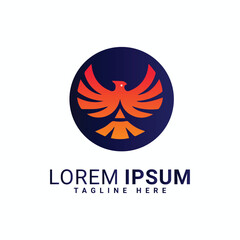 37.eps Bird vector logo design 