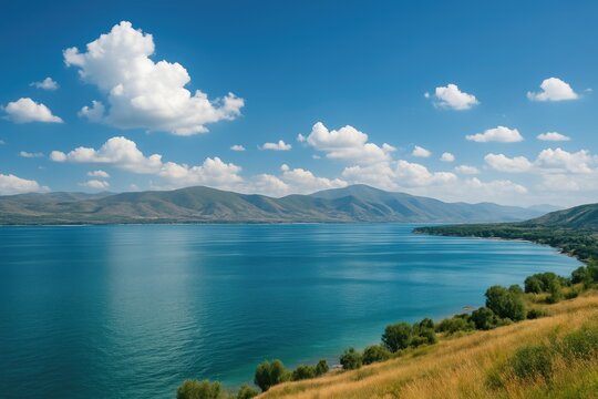 Exploring the tranquil high-altitude lake