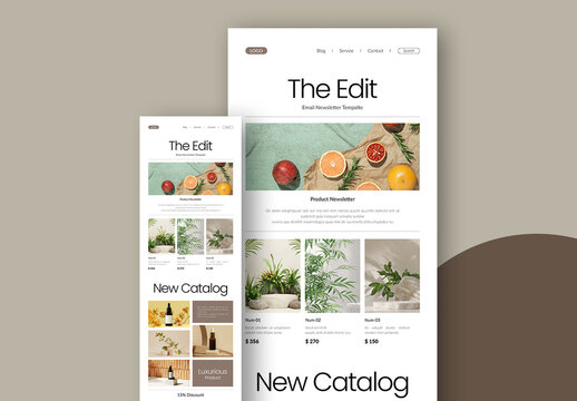 Email Newsletter Layout