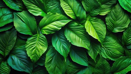Green leafy background design