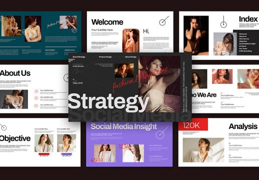 Social Media Strategy Presentation Design