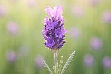 Fototapeta premium Stunning lavender flowers on a memorable adventure