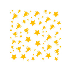 Trophy Cups Awards Pattern