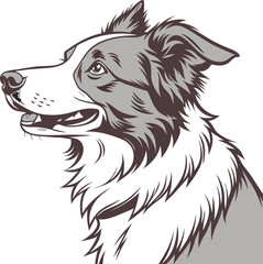 Stylized Dog Vector Illustration – Pet Animal Graphic Design