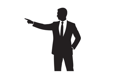 business man silhouette