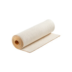 Rolled Up Off-White Fabric Backing Material with Cardboard Core