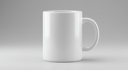 Obraz premium Ceramic Coffee Mug Mockup Isolated Transparent Background.