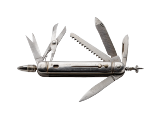 Multi-function tool showcase workshop product isolated on transparent background, png