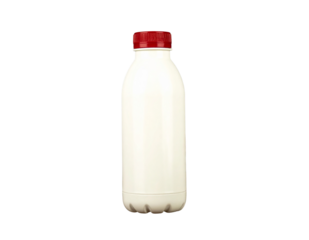 White Water Bottle Mockup On Tranparent Background