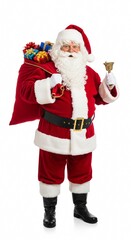 Santa Claus on white background isolated