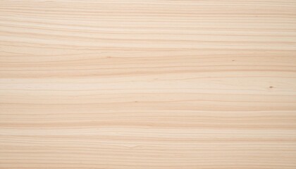 A smooth, light-colored wood surface featuring subtle grain patterns, ideal for design and construction projects.