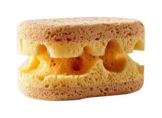 Creative sponge design inspiration visual content bright atmosphere isolated on transparent background, png