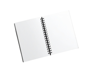 White Book Mockup On Transparent Background PNG