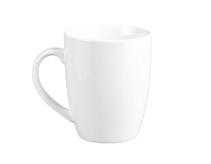 White Mug Mockup On Transparent Background PNG
