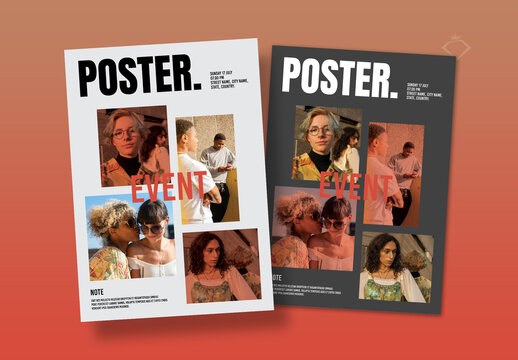 Clean Event Poster Layout