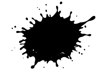 Ink blot vector illustration