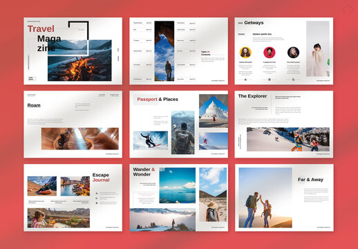 Travel Magazine Template