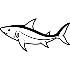 Here’s a complete SEO line for your microstock contributor account based on your Squatina californica (California angelshark) minimalist line art description:
