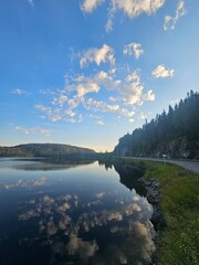 lake in the mountains